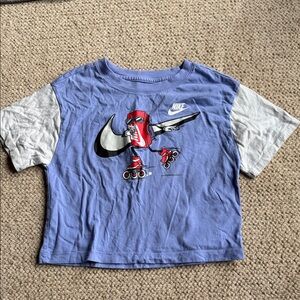 Nike Kids Blue and Gray Roller Skate T-Shirt-6